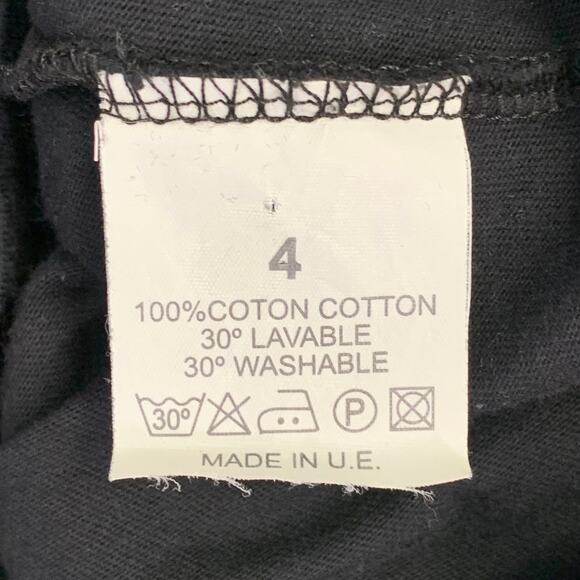 Size  XL Black Yellow Graphic Print Cotton Crew Neck Pullover - Picture 6 of 6